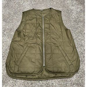 Kit And Ace Ladies Quilted Reversible Puffer Vest Green Size 10/12 EUC